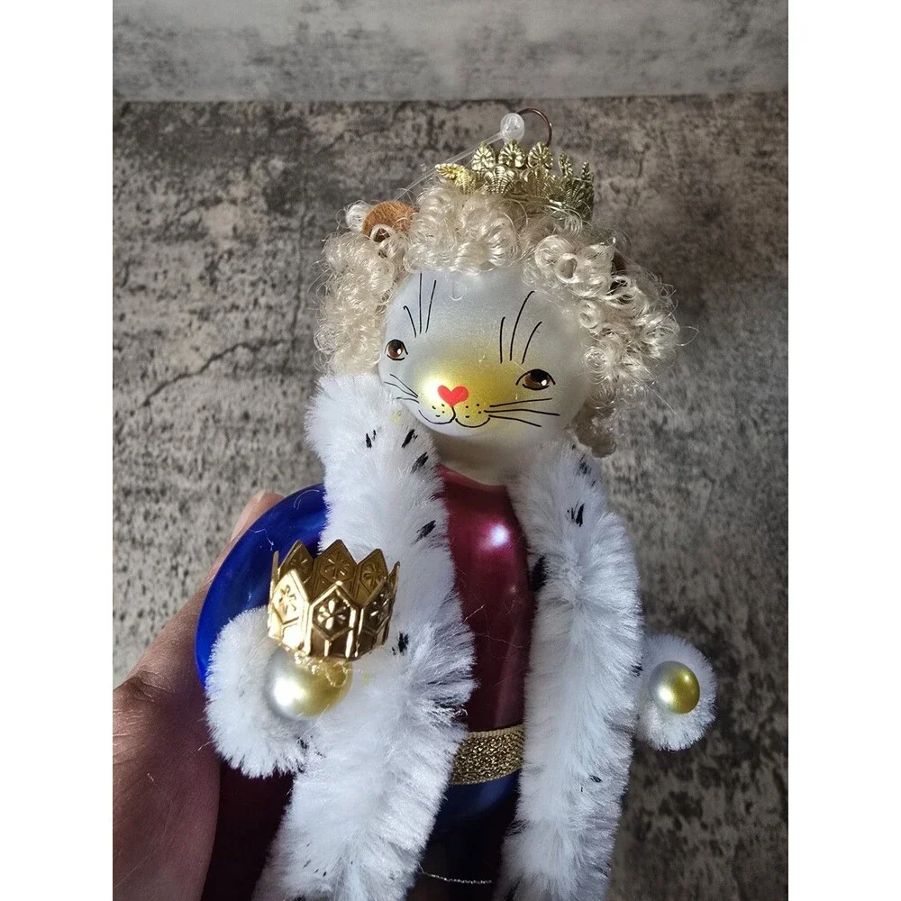 Soffieria De Carlini Christmas Ornament Mouse King Vintage  NWT Original Package
